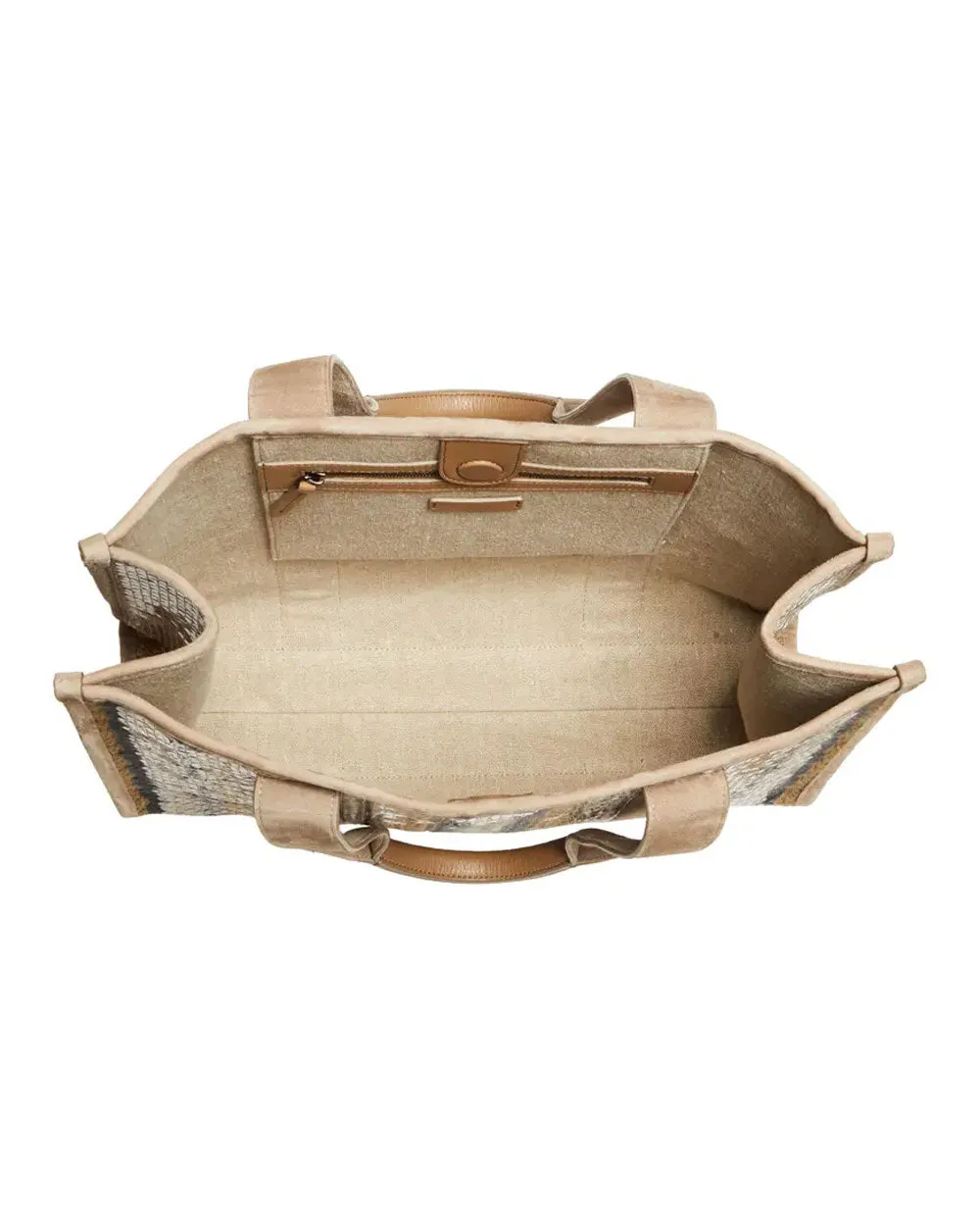 Glamour Paillette Tote in Brown