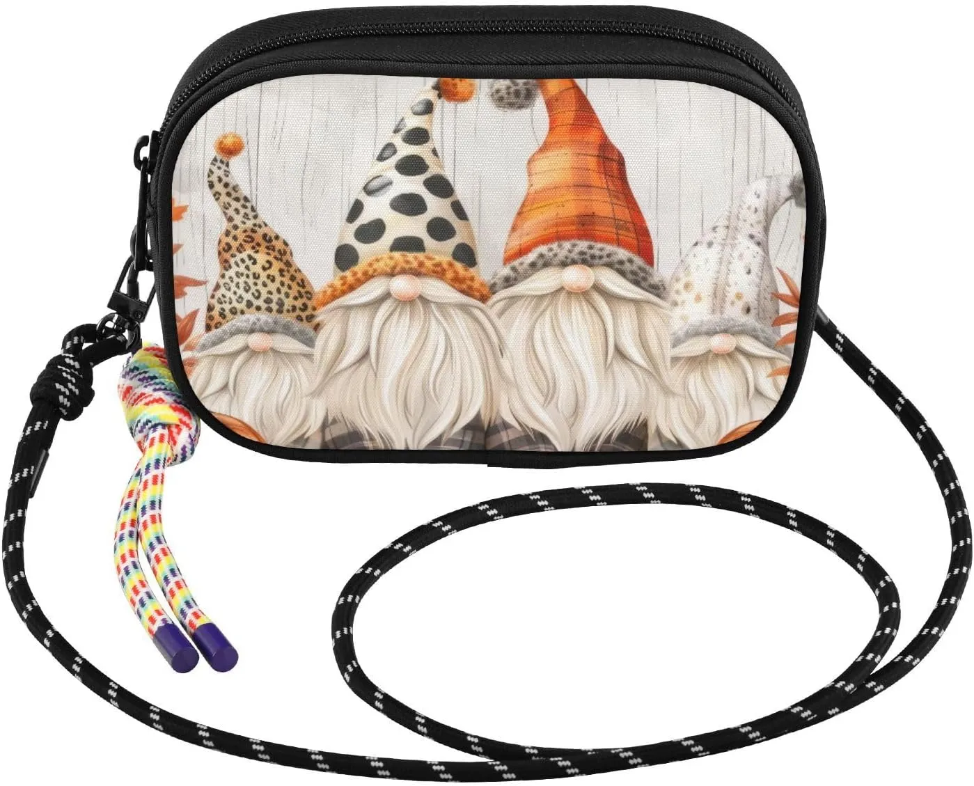 Gnomes Thanksgiving Hats Crossbody Bag for Women Cell Phone Purses Women's Small Shoulder Handbags Wallet Purse with Strap