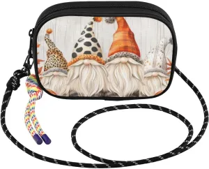 Gnomes Thanksgiving Hats Crossbody Bag for Women Cell Phone Purses Women's Small Shoulder Handbags Wallet Purse with Strap