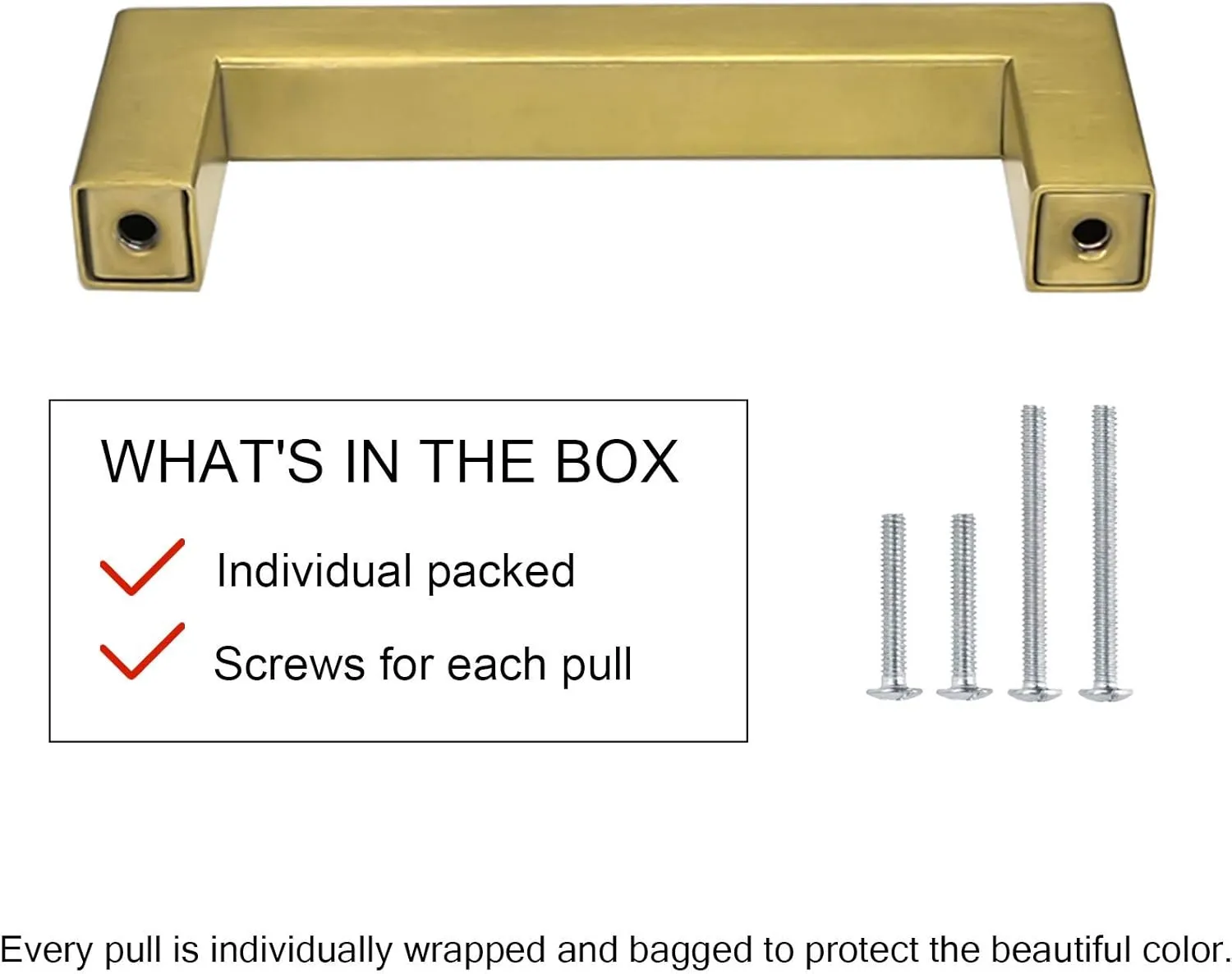goldenwarm 10Pack 5in Brushed Gold Cabinet Pulls Gold Cabinet Handles Gold Drawer Pulls Modern Cabinet Hardware Handles for Kitchen Cabinets