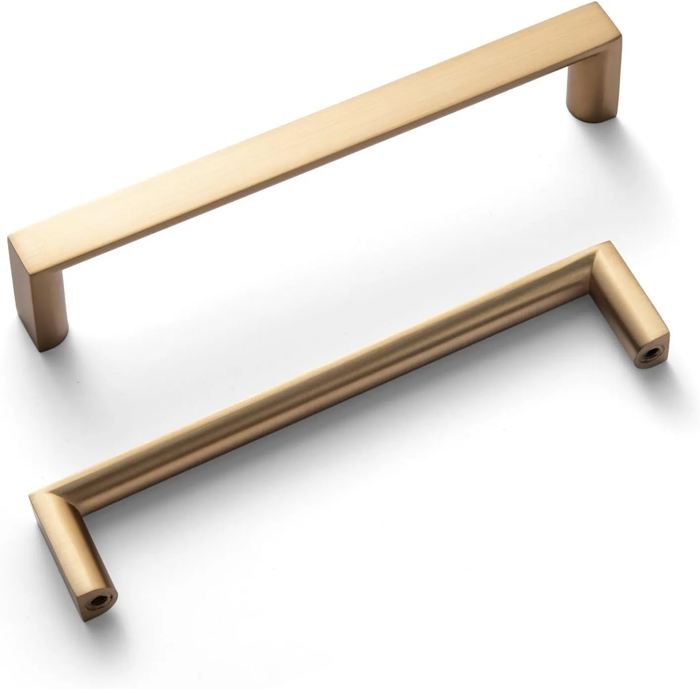 Goo-Ki (6Pack 5 Inch(128mm) Modern Cabinet Pulls, Champagne Bronze Cabinet Handles for Dresser,Wardrobe&Cupboard,Zinc Alloy Kitchen Cabinet Handles
