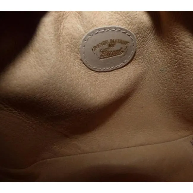 Gucci Vintage Body Bag And Secure delivery Leather Beige Cross Customizable Suede Tan
