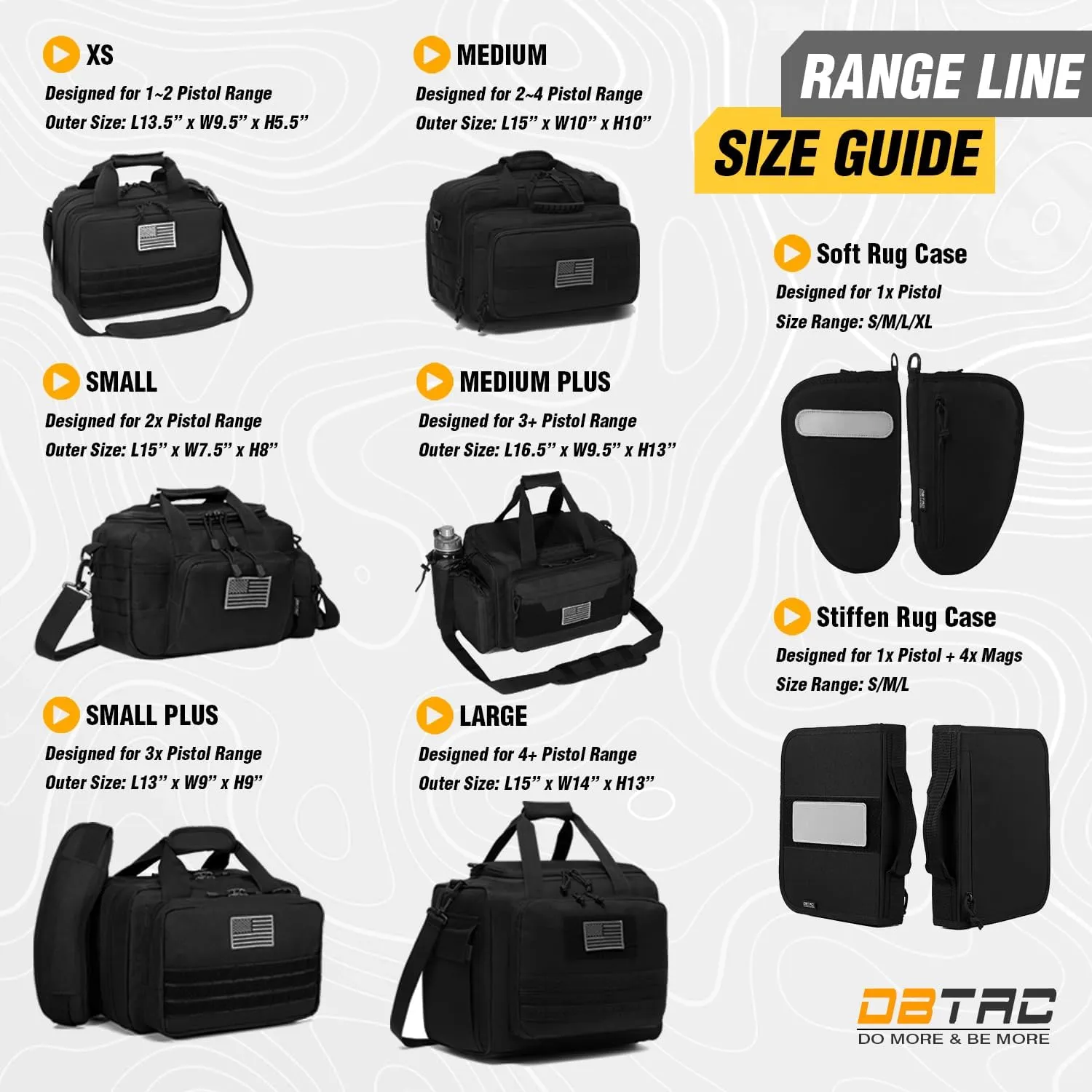 Gun Case Bag Small | Tactical 2-Pistol Bag Handgun Duffle Bag w/Lockable Zipper for Shooting Range Hunting Sports | US Flag Patch   MOLLE Pouch   Universal Holster Included