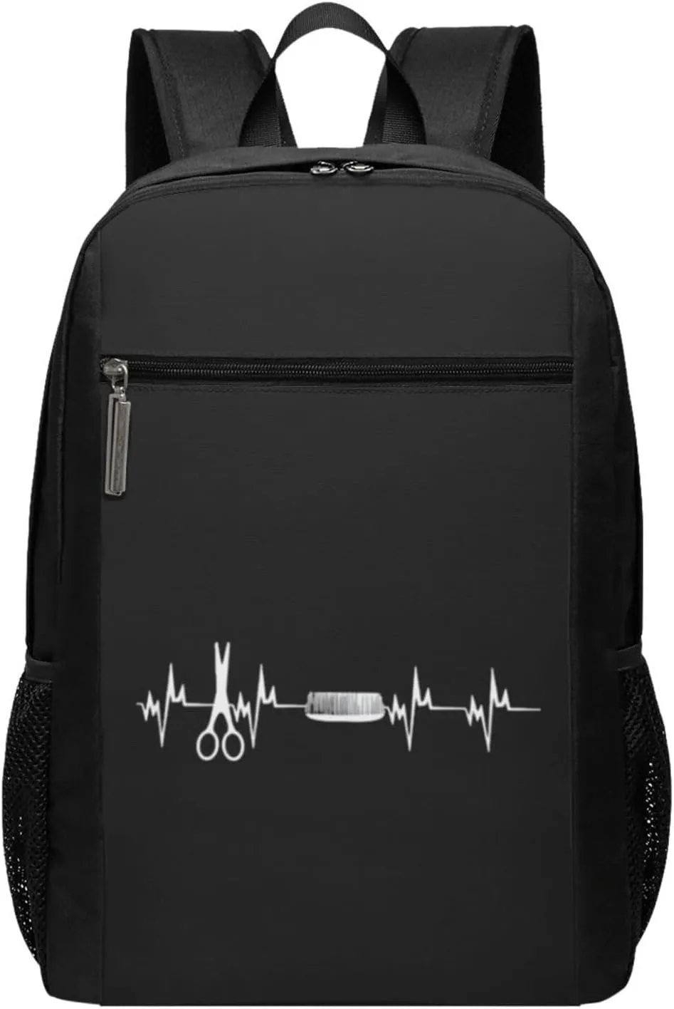 Hairdresser Hairstylist Travel Laptop Backpack, Business Anti Theft Slim Sturdy Laptops Backpacks, College Computer Bag Gift for Men & Women Fits 17 Inch Notebook,Black
