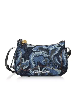 Hana Mini Hobo Bag in Denim