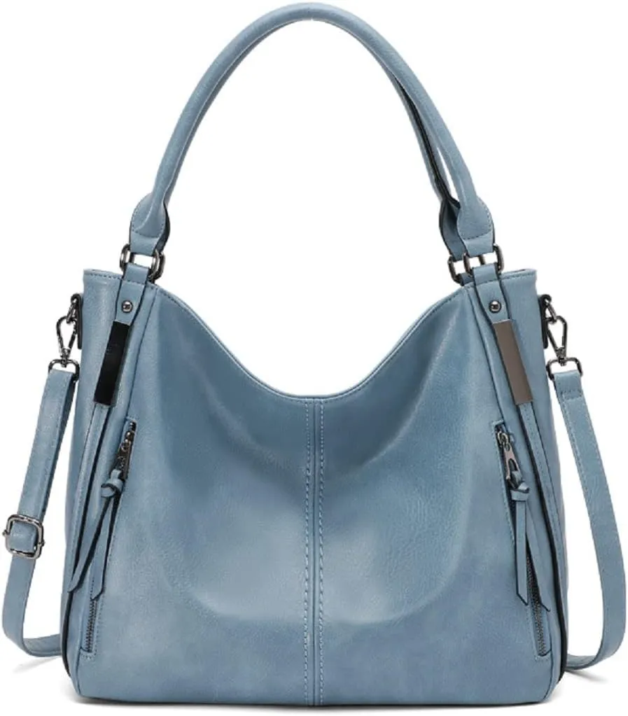 Handbags and Purses for Women PU Leather Top Handle Satchel Large Shoulder Bag Fashion Ladies Tote