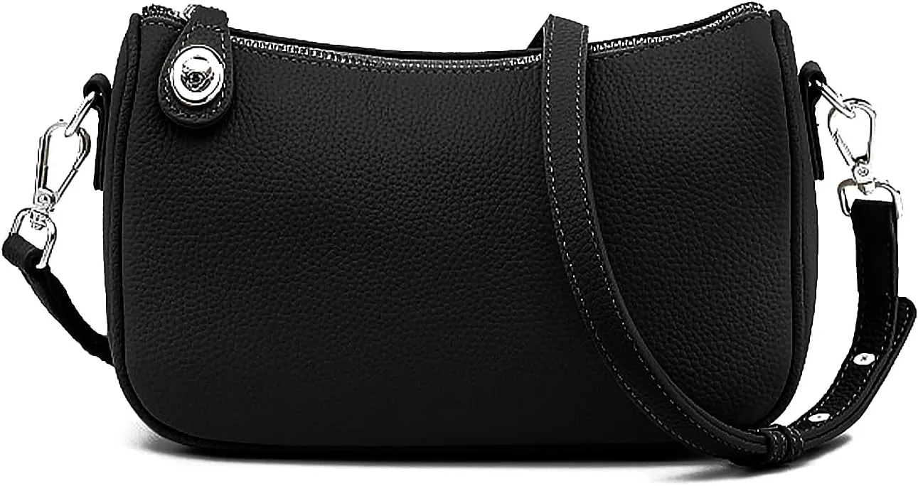Handbags Luxury Leather Crossbody Bags, Underarm Purses for Women with a Adjustable Strap.