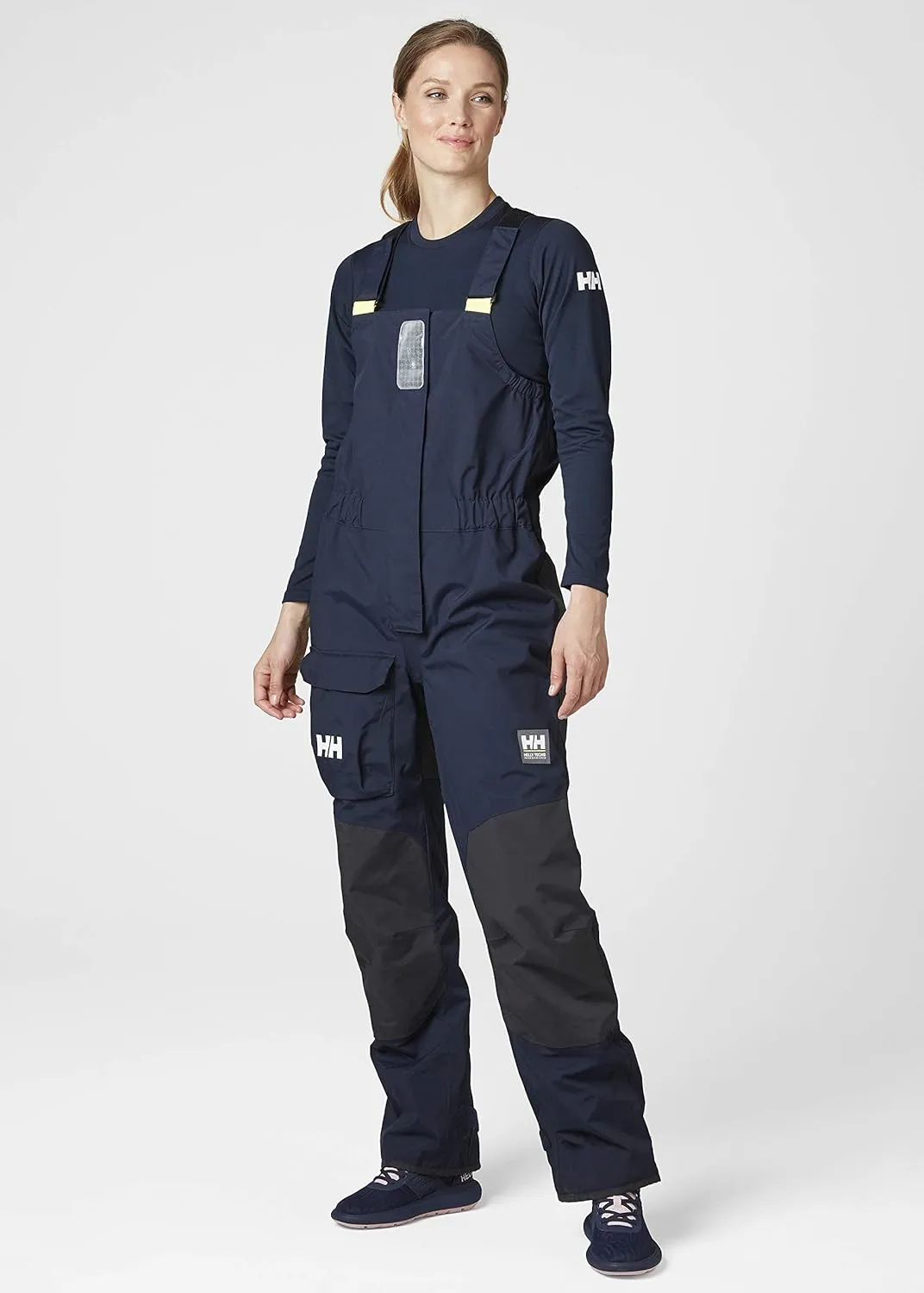 Helly-Hansen Pier 3.0 Coastal Sailing Bib Overalls for Women - Wind/Waterproof and Breathable, with Reinforced Seat & Knees