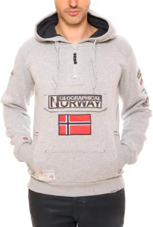 Herren-Sweatshirt-Hellgrau-L