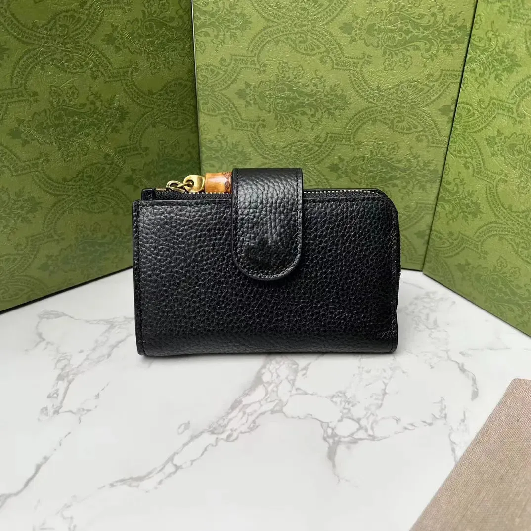 High Quality Women men wallet Fashion Thread Flap wallet cowhide Genuine leather purses Credit Card Holder 6 card slots 1 open compartment