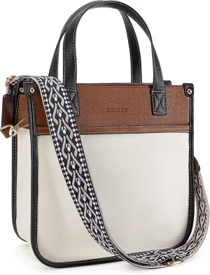 HKCLUF Tote Bag for Women,Vegan Leather Crossbody Bags for Women,Shoulder Bags Handbag with Adjustable Strap for Work,Travel