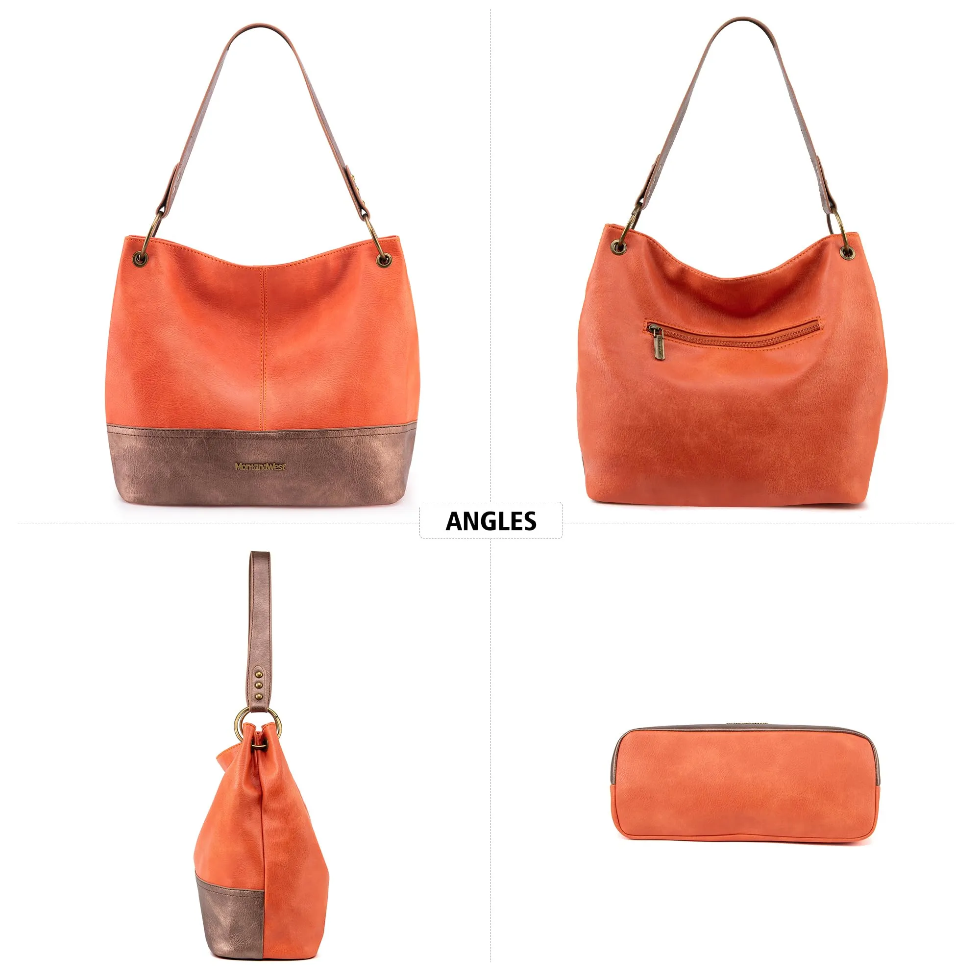 Hobo Bag Purses and Handbags for Women Top Handle Handbags with Zipper