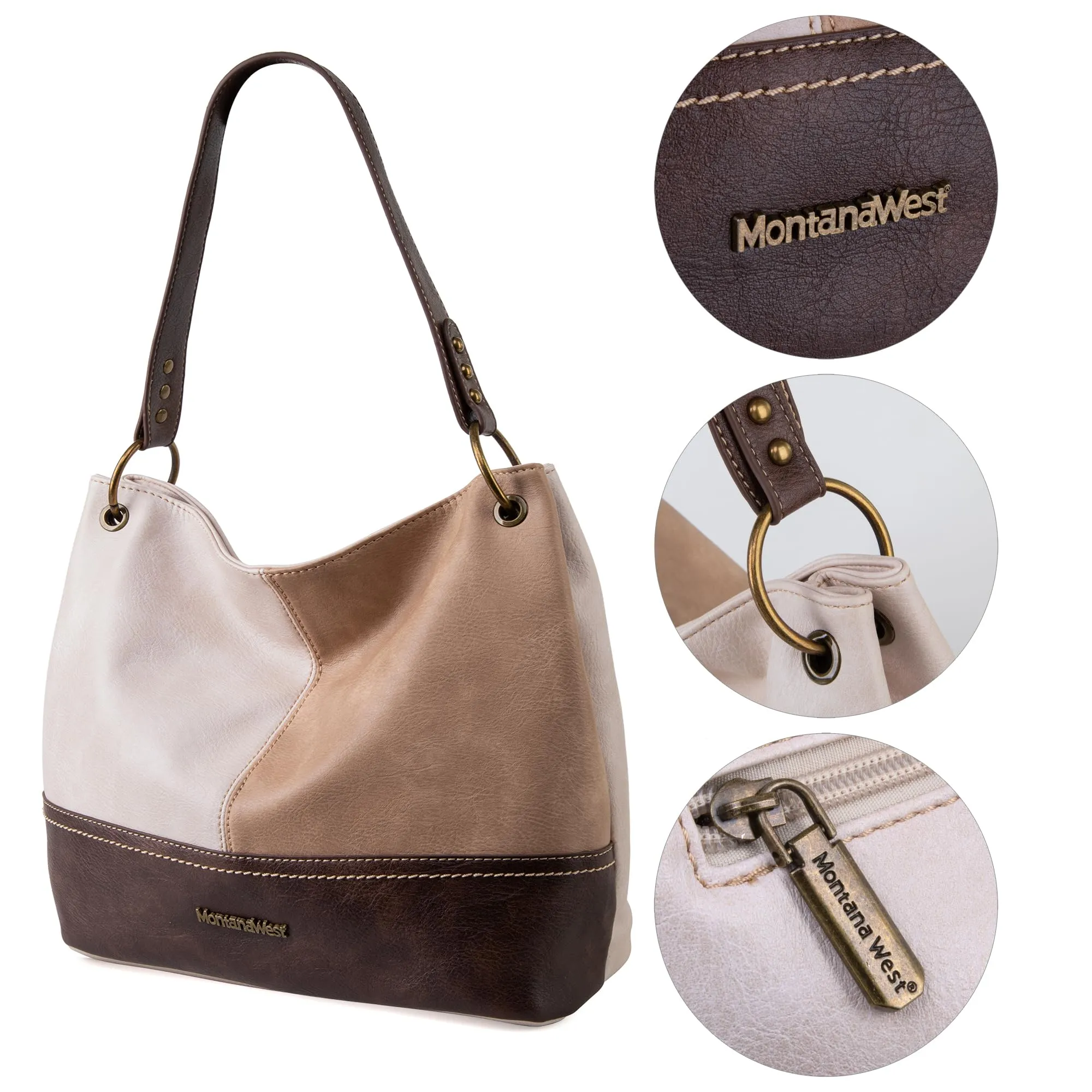Hobo Bag Purses and Handbags for Women Top Handle Handbags with Zipper
