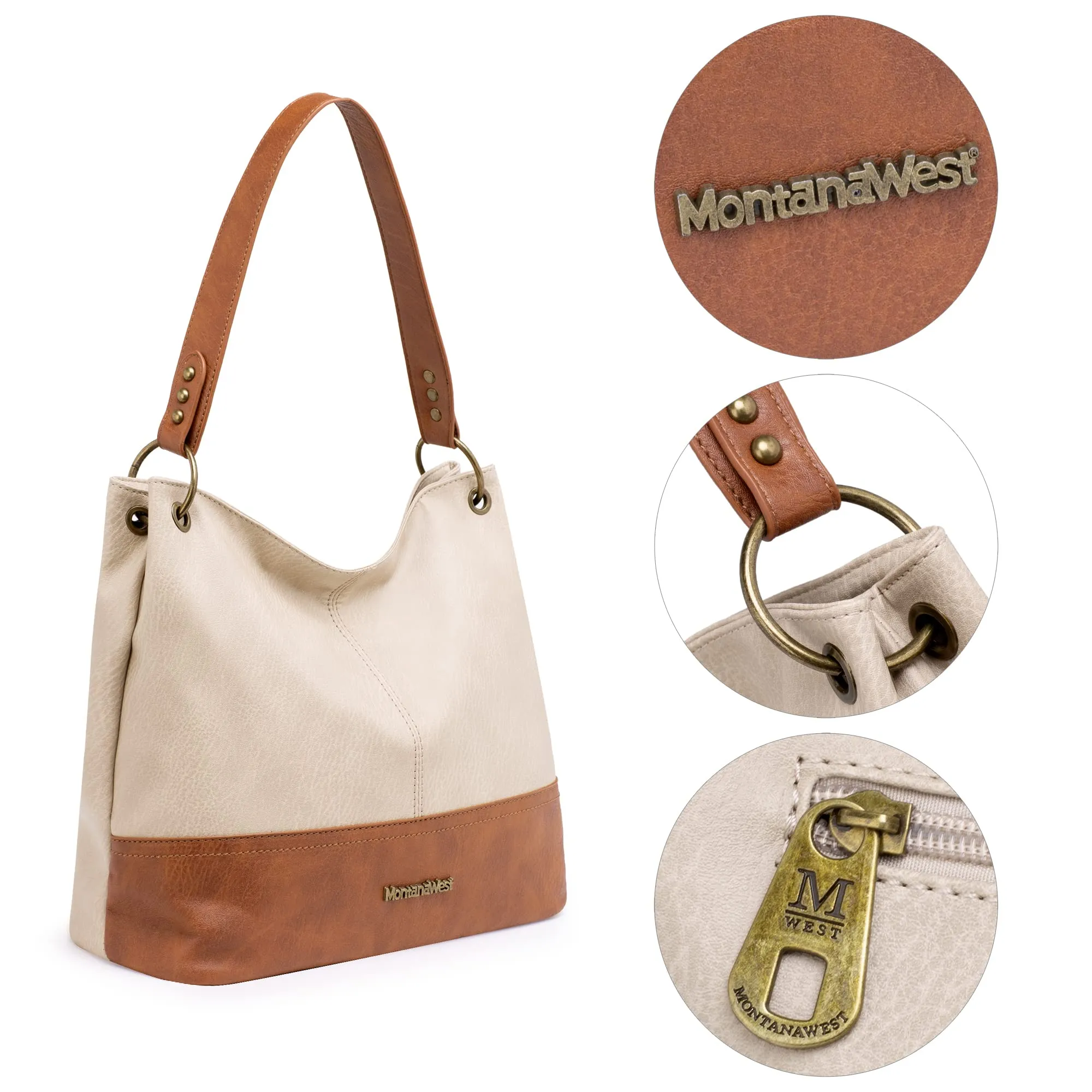 Hobo Bag Purses and Handbags for Women Top Handle Handbags with Zipper