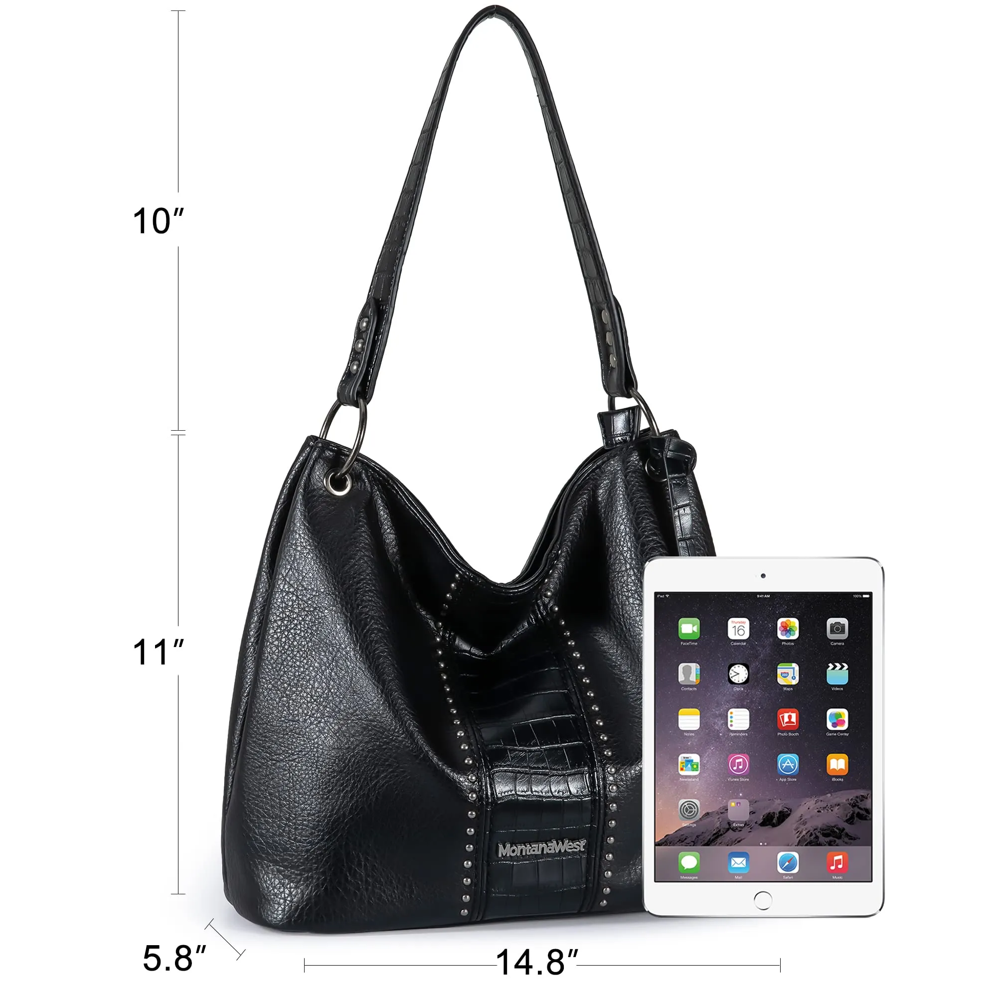 Hobo Bag Purses and Handbags for Women Top Handle Handbags with Zipper