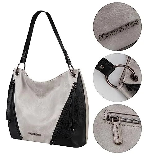 Hobo Bag Purses and Handbags for Women Top Handle Handbags with Zipper