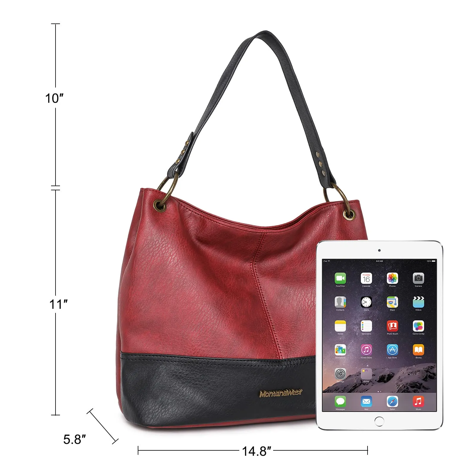 Hobo Bag Purses and Handbags for Women Top Handle Handbags with Zipper