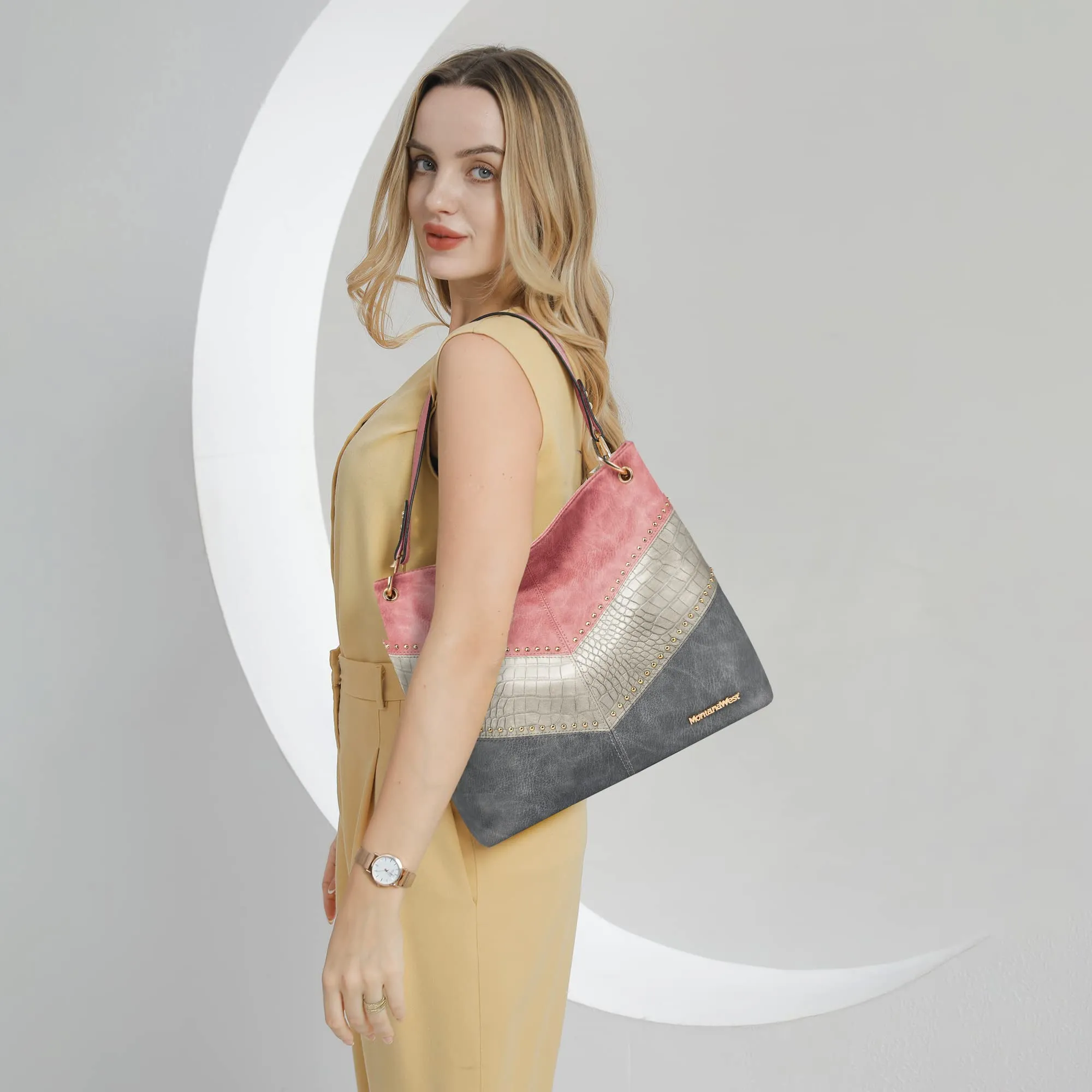 Hobo Bag Purses and Handbags for Women Top Handle Handbags with Zipper