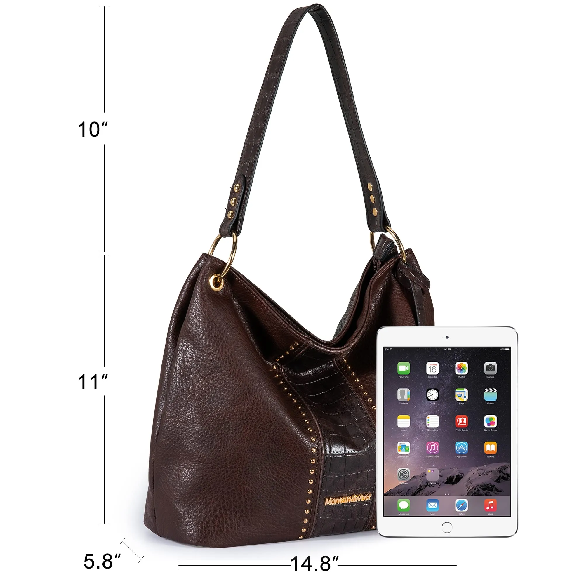 Hobo Bag Purses and Handbags for Women Top Handle Handbags with Zipper