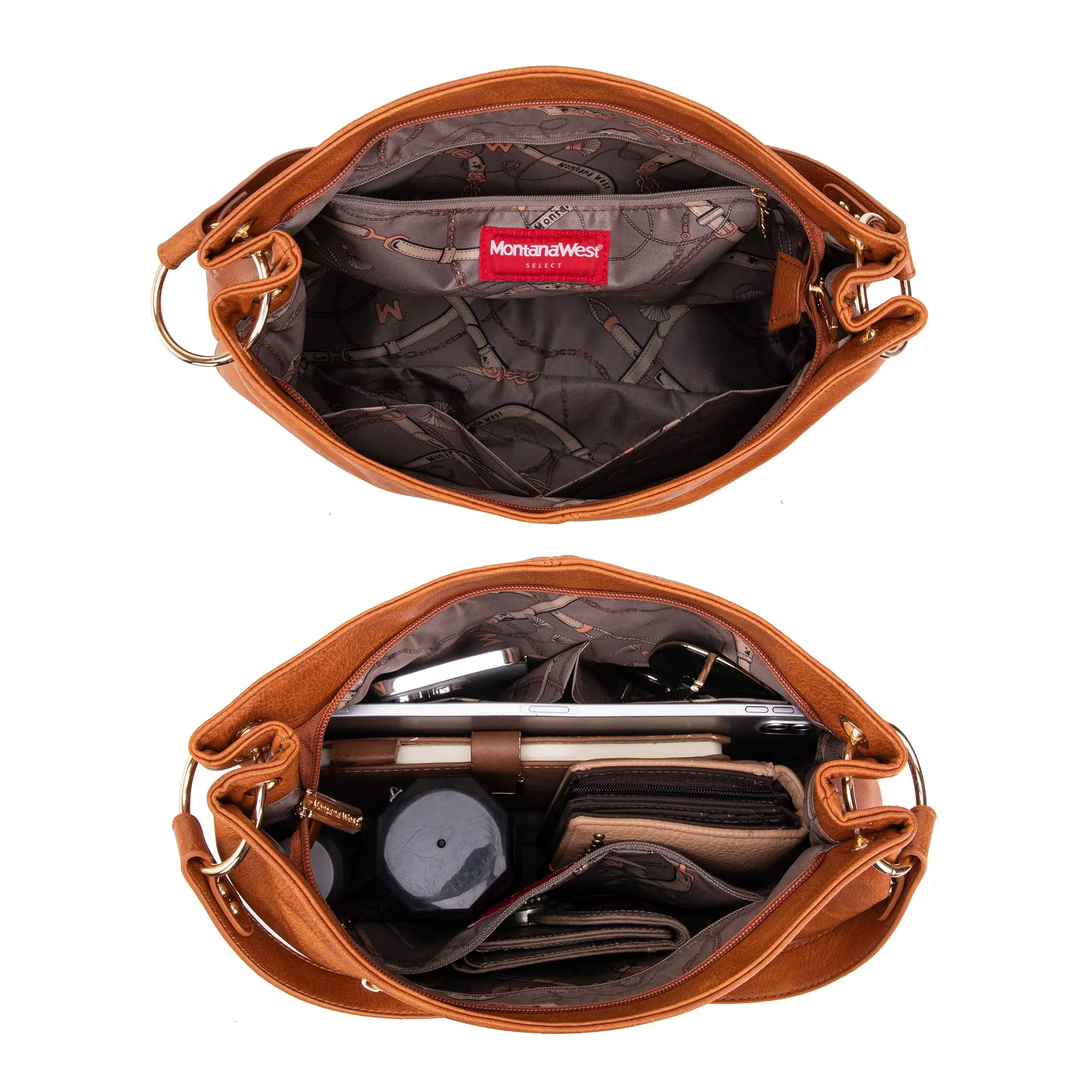 Hobo Bag Purses and Handbags for Women Top Handle Handbags with Zipper