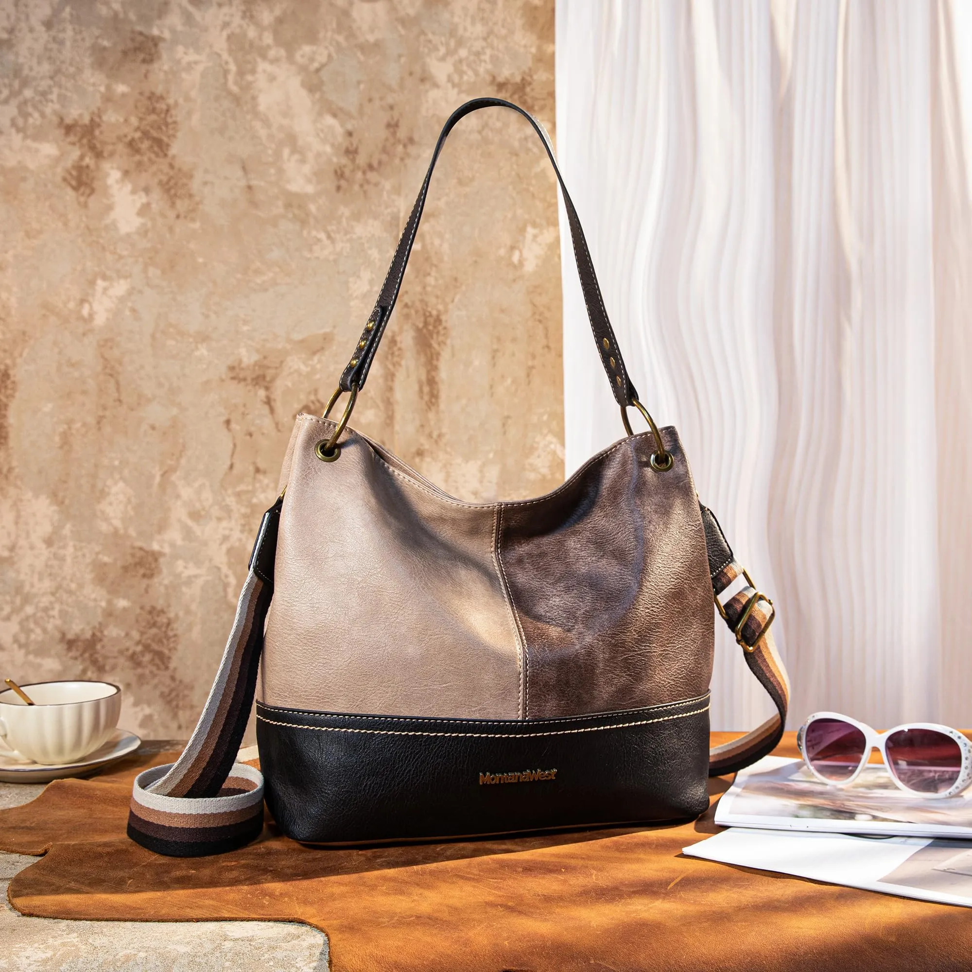 Hobo Bag Purses and Handbags for Women Top Handle Handbags with Zipper