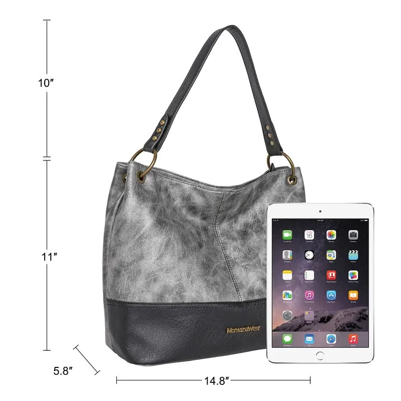 Hobo Bag Purses and Handbags for Women Top Handle Handbags with Zipper