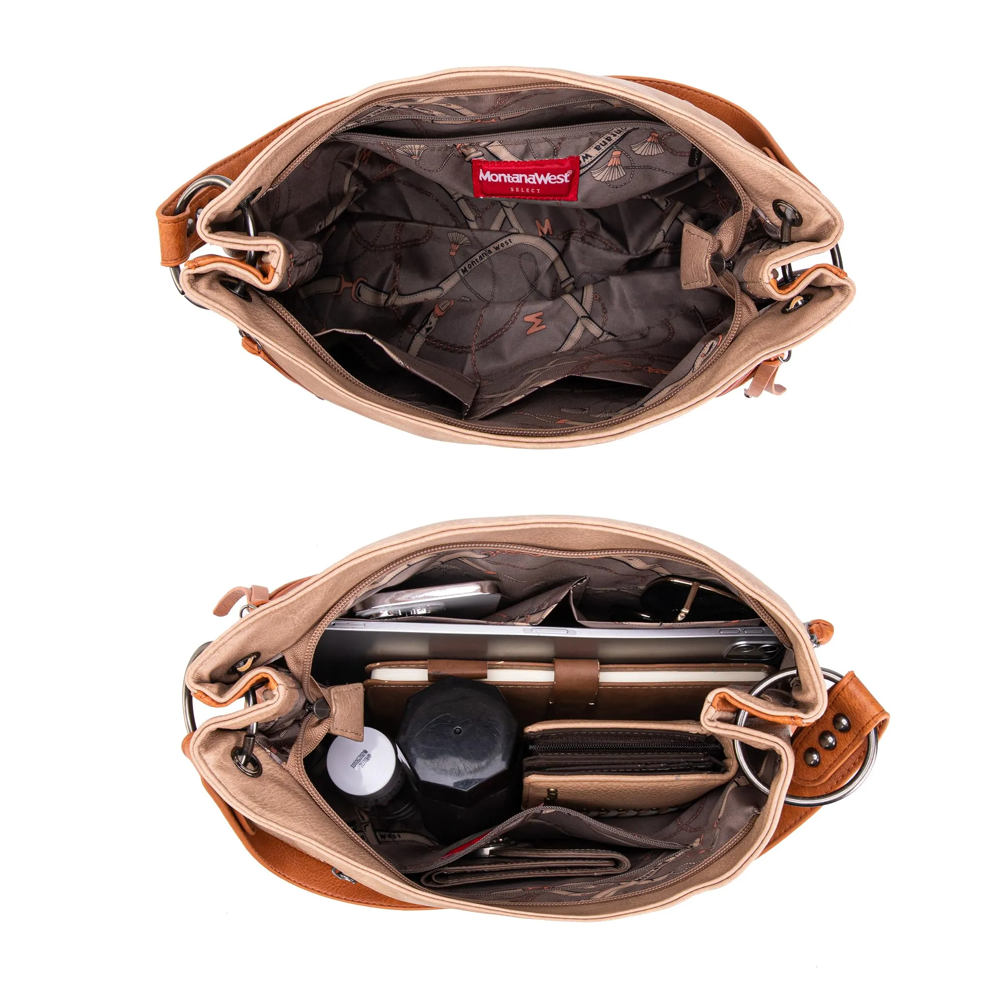 Hobo Bag Purses and Handbags for Women Top Handle Handbags with Zipper