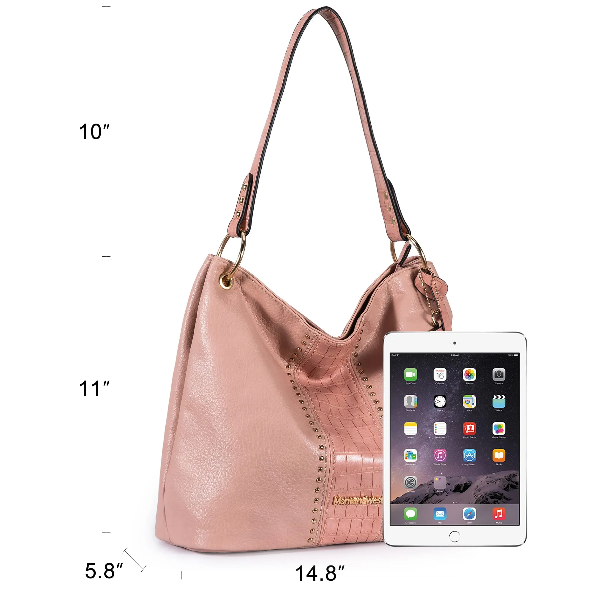 Hobo Bag Purses and Handbags for Women Top Handle Handbags with Zipper