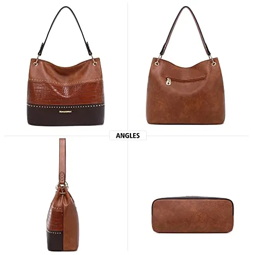 Hobo Bag Purses and Handbags for Women Top Handle Handbags with Zipper