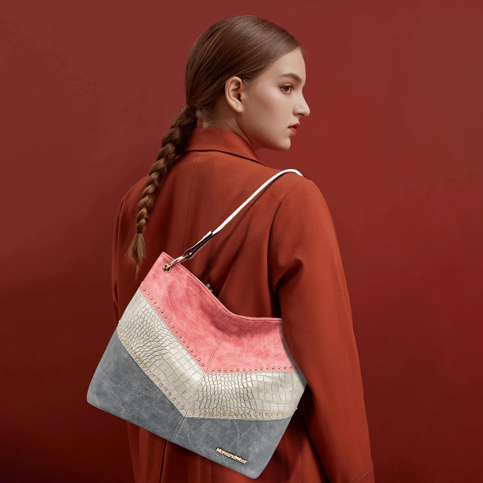 Hobo Bag Purses and Handbags for Women Top Handle Handbags with Zipper