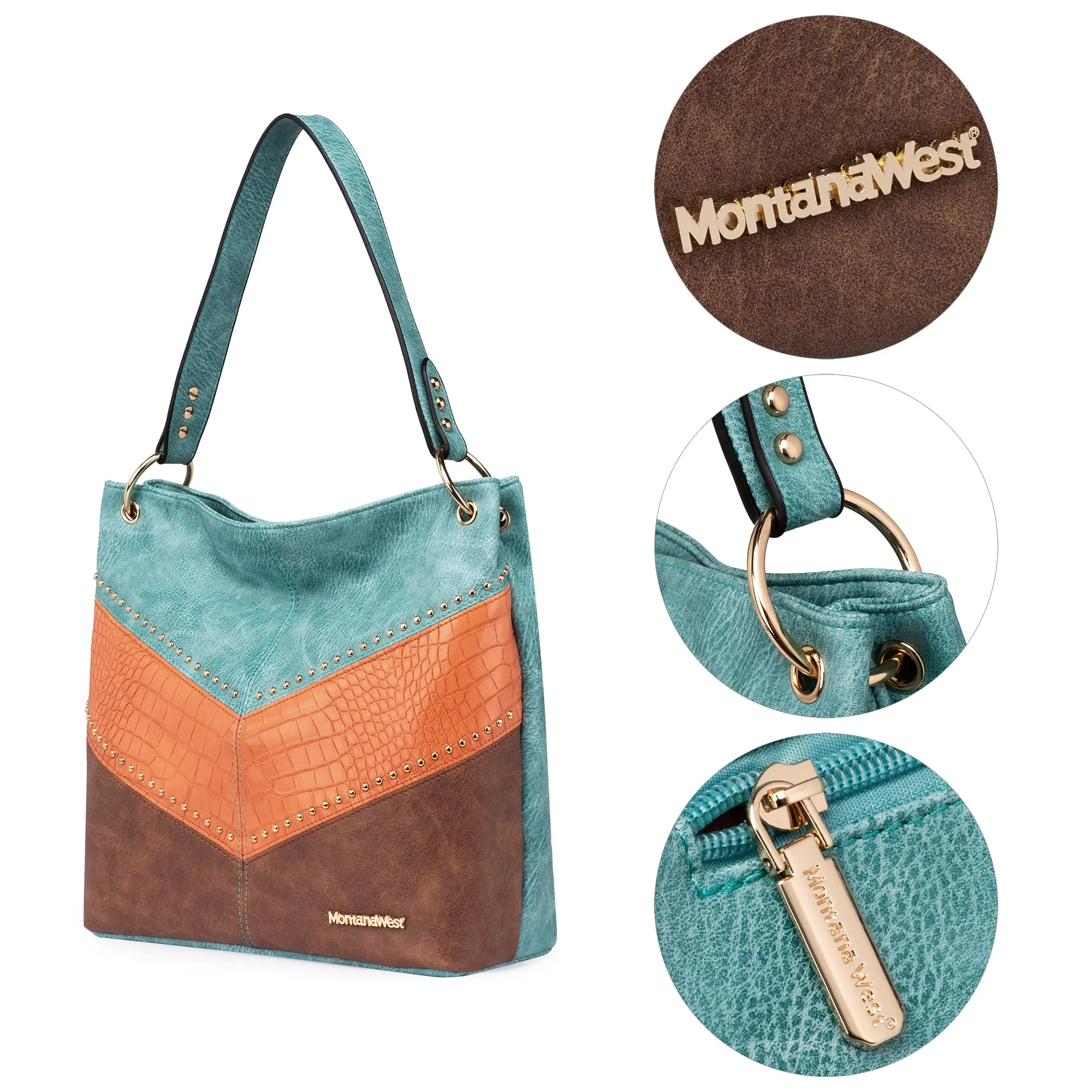 Hobo Bag Purses and Handbags for Women Top Handle Handbags with Zipper
