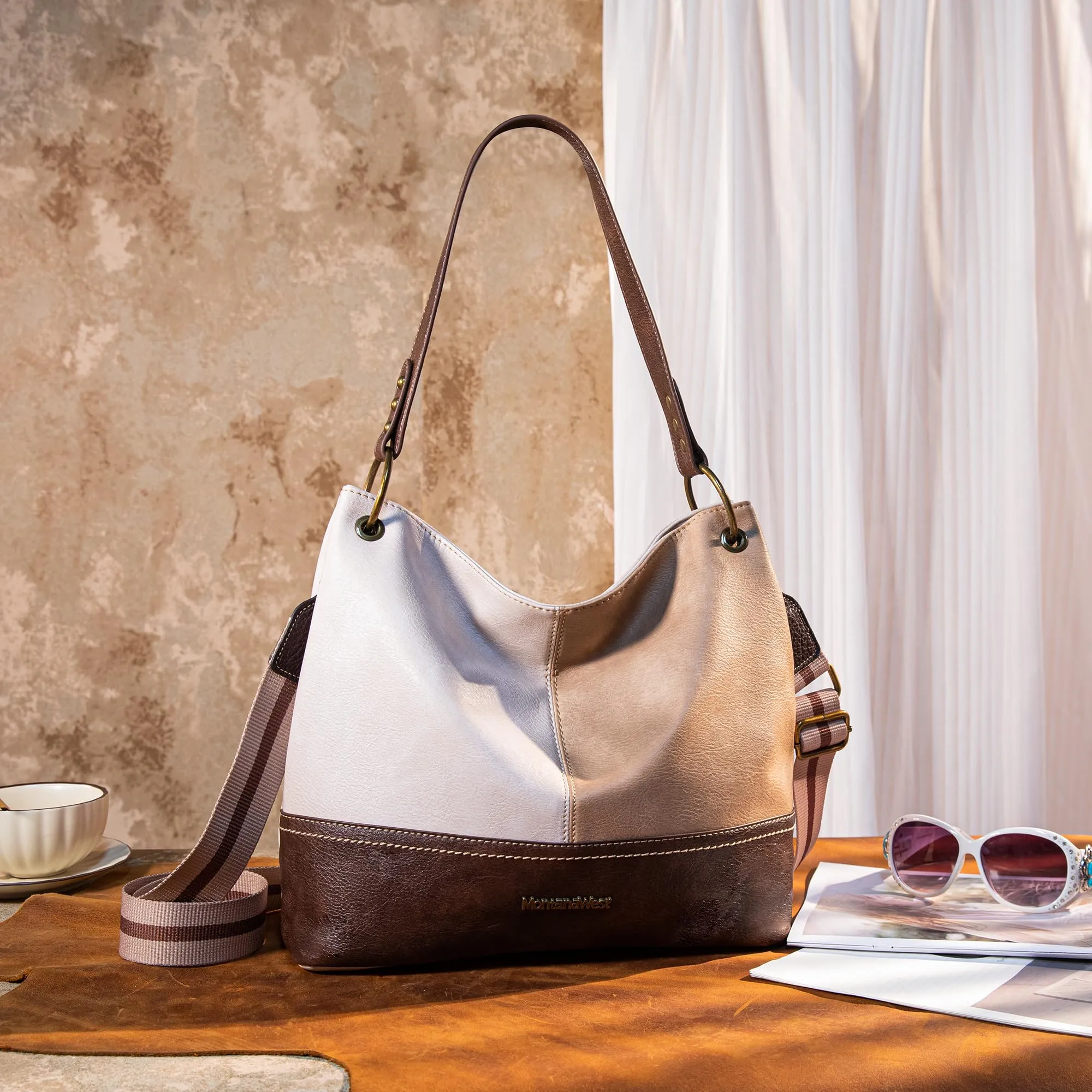 Hobo Bag Purses and Handbags for Women Top Handle Handbags with Zipper