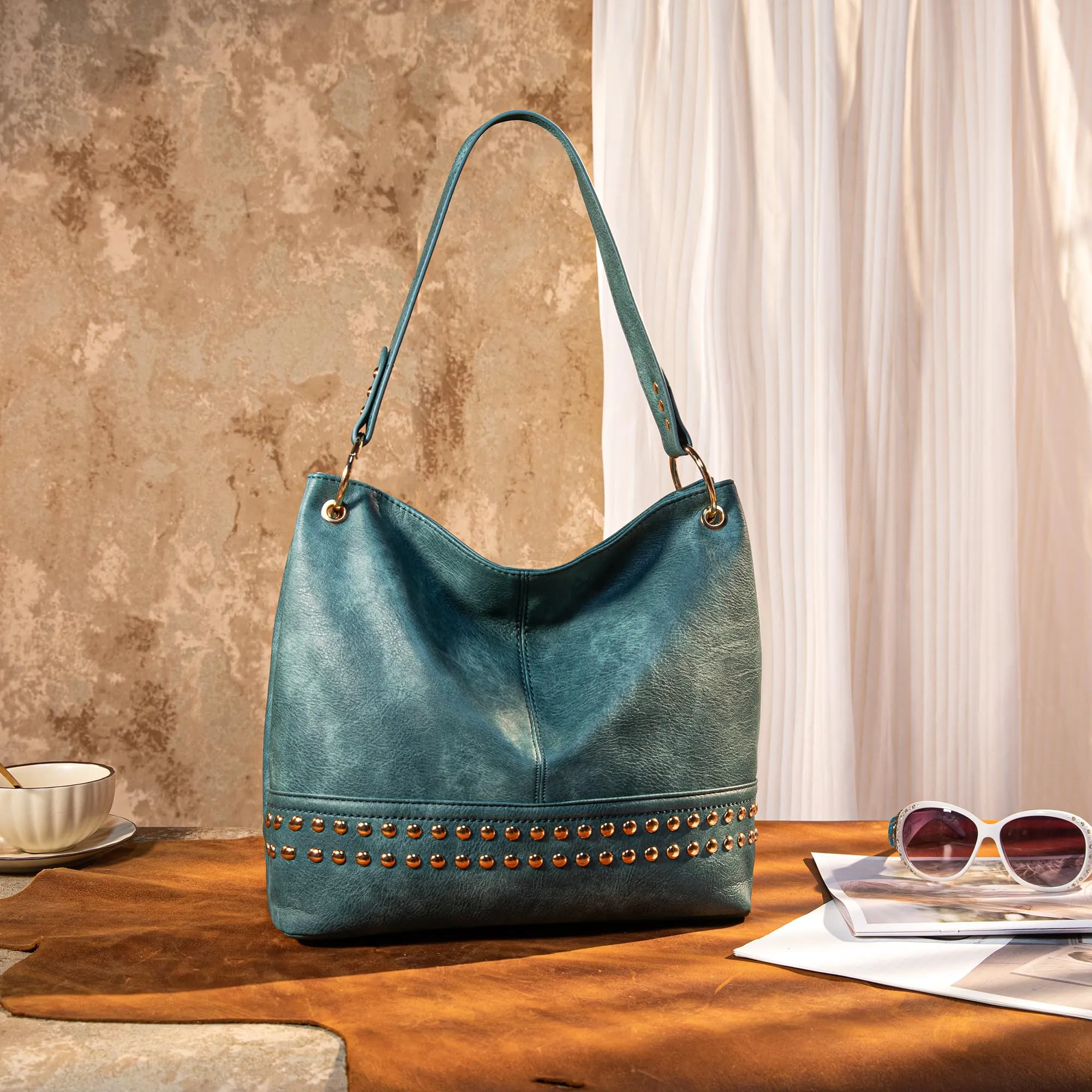 Hobo Bag Purses and Handbags for Women Top Handle Handbags with Zipper