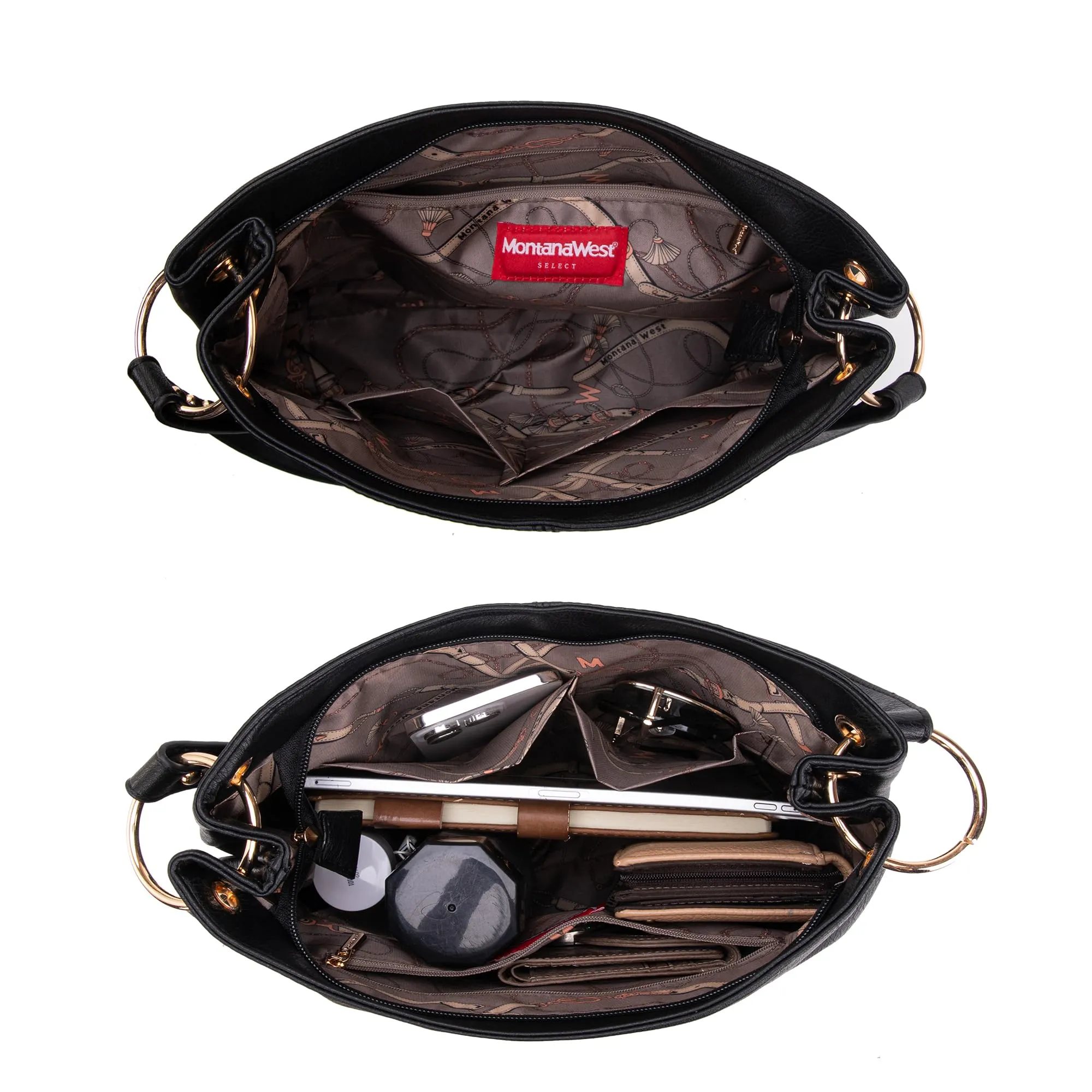 Hobo Bag Purses and Handbags for Women Top Handle Handbags with Zipper