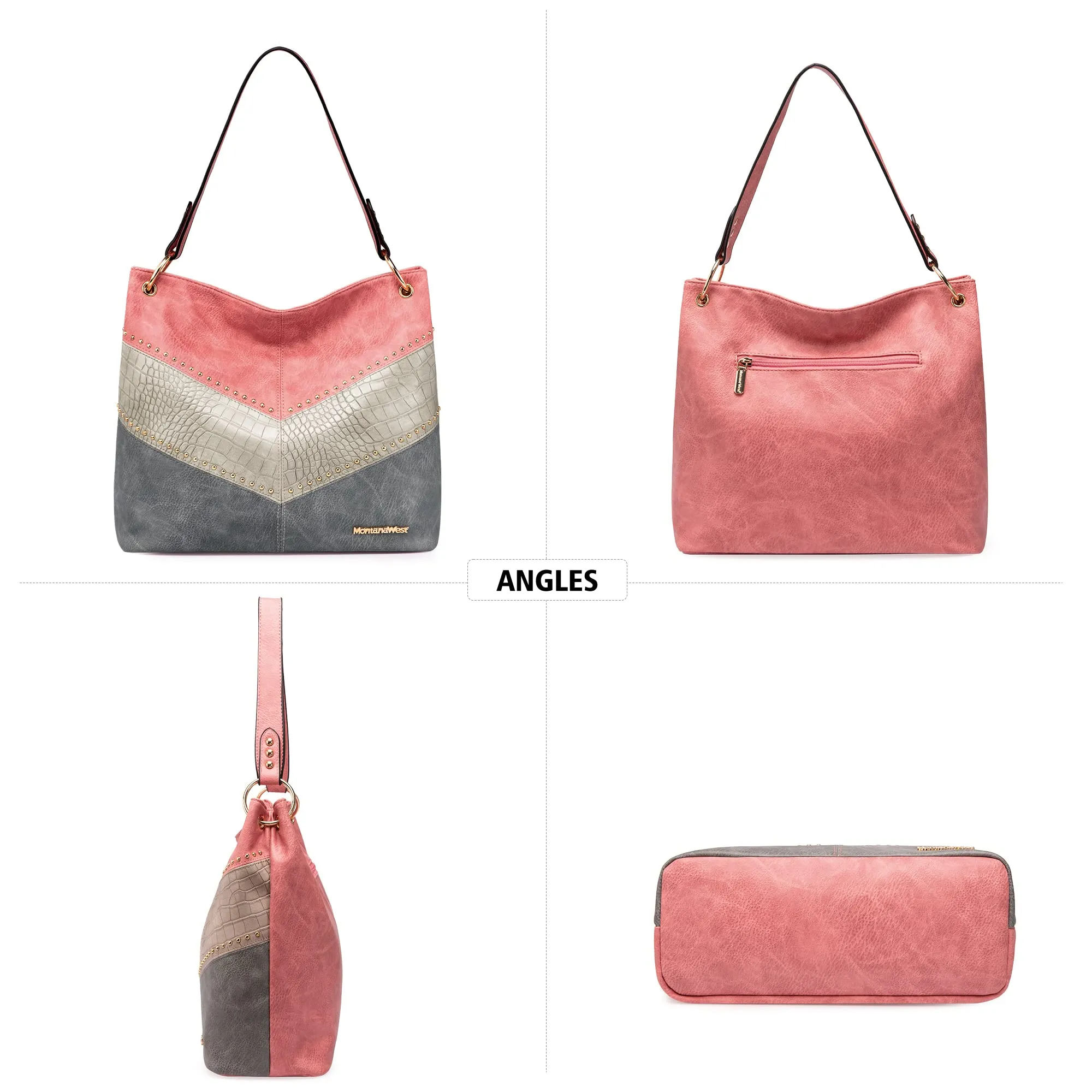 Hobo Bag Purses and Handbags for Women Top Handle Handbags with Zipper