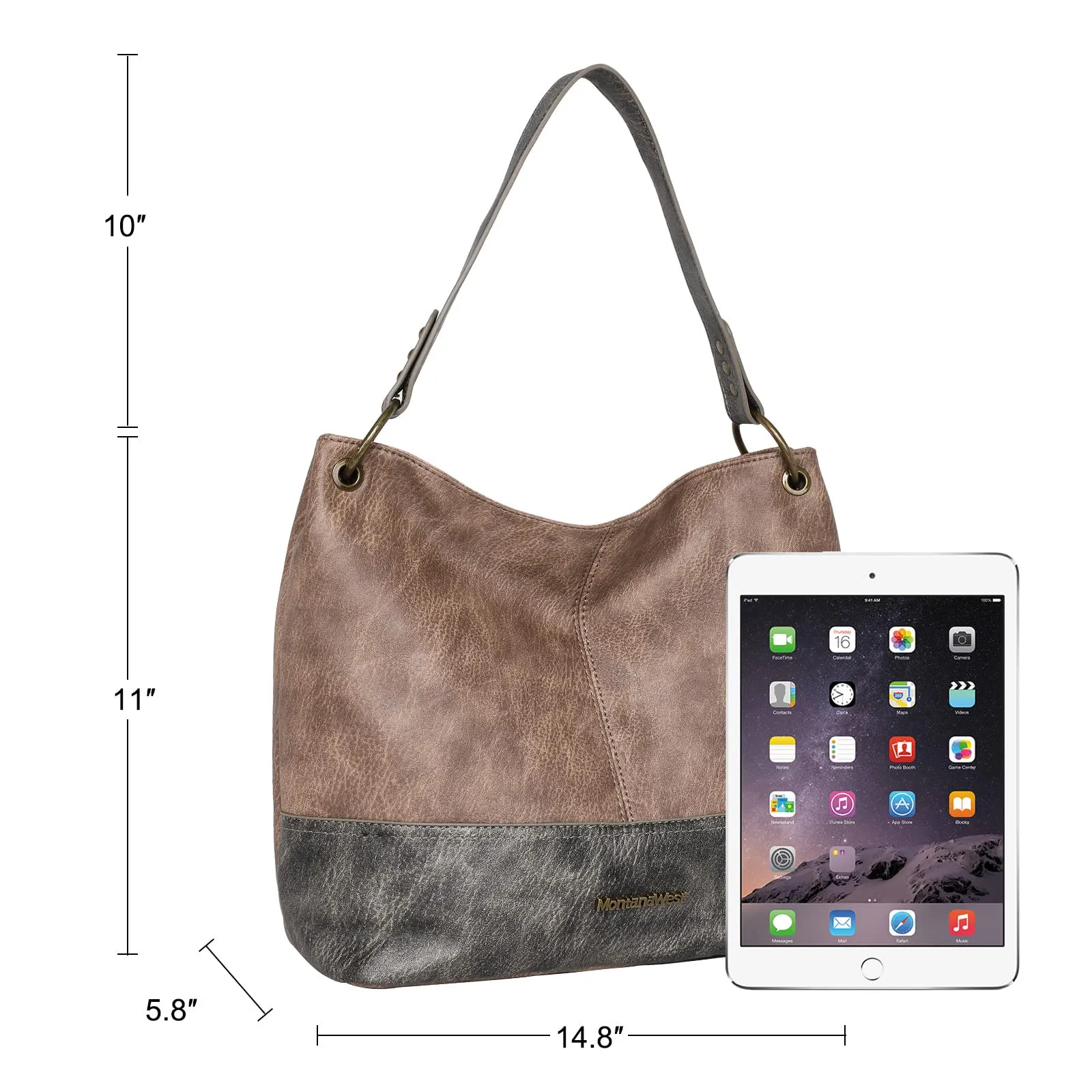 Hobo Bag Purses and Handbags for Women Top Handle Handbags with Zipper