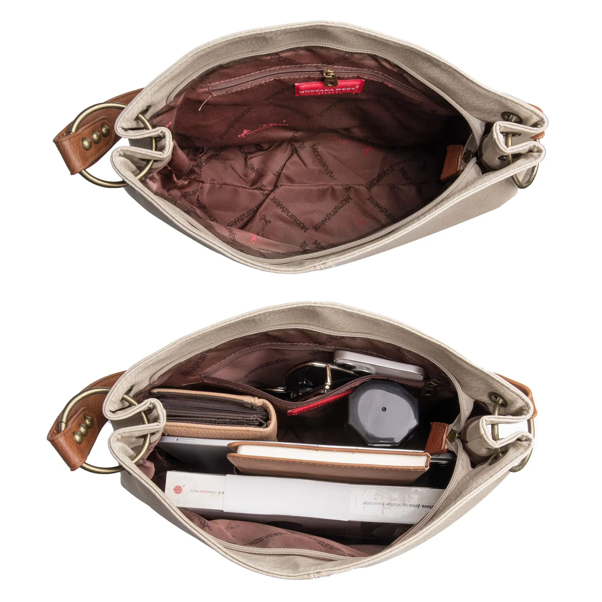 Hobo Bag Purses and Handbags for Women Top Handle Handbags with Zipper