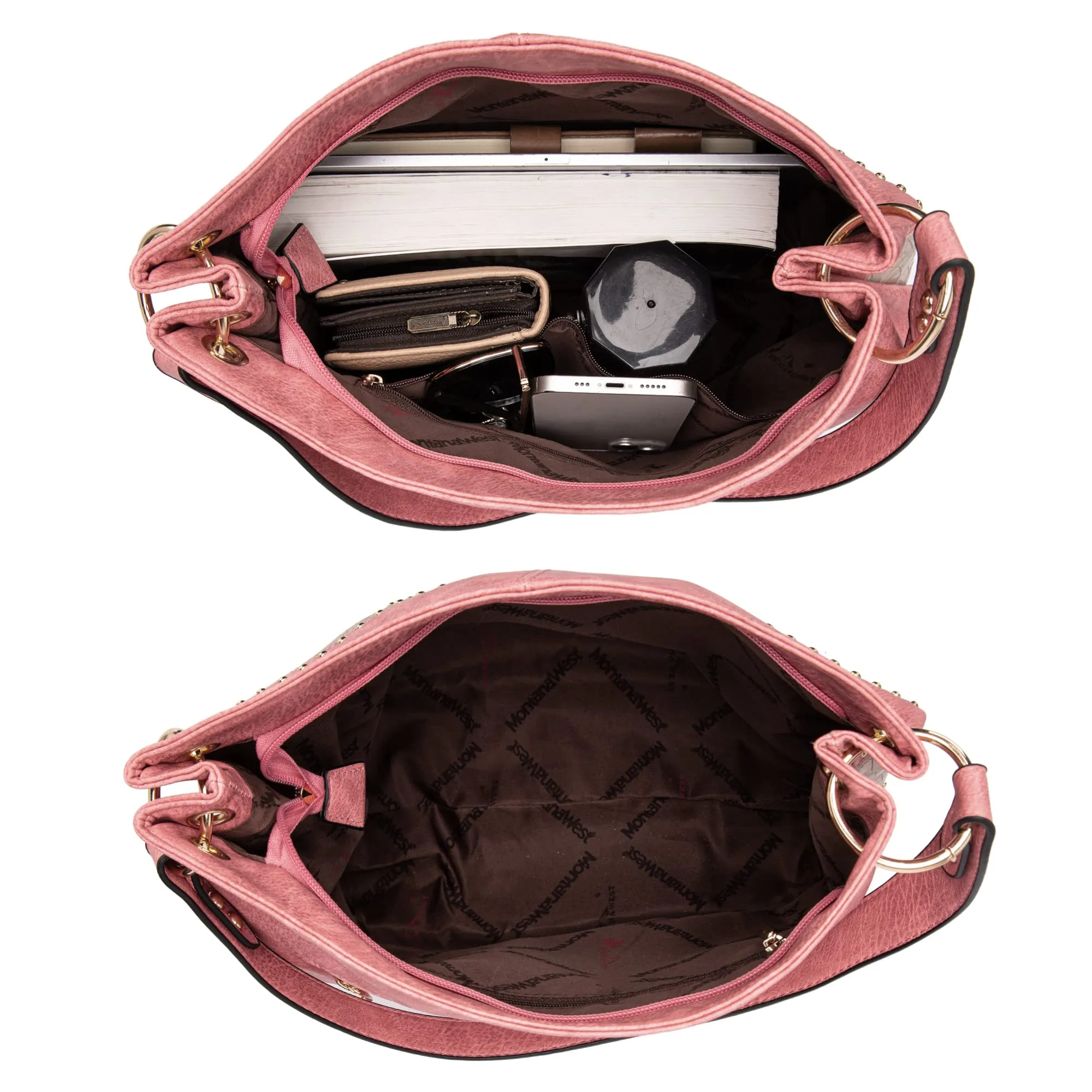 Hobo Bag Purses and Handbags for Women Top Handle Handbags with Zipper