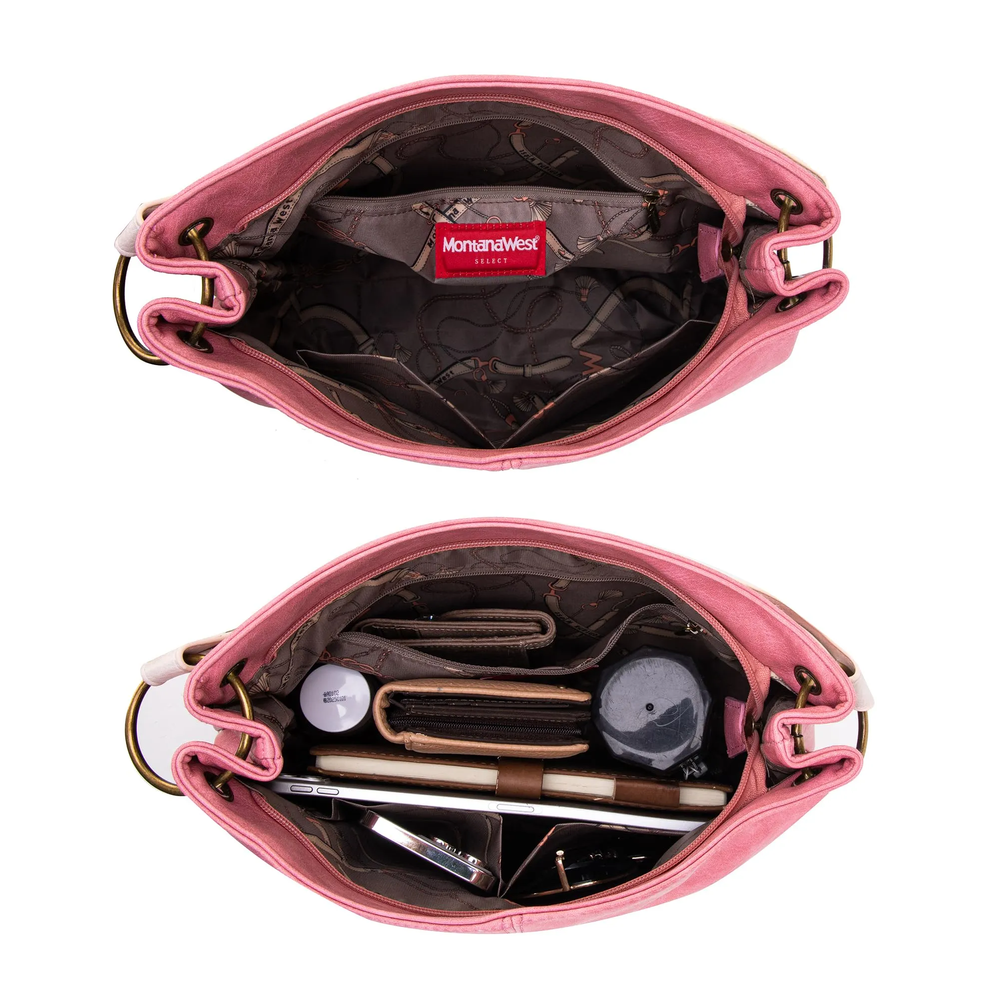 Hobo Bag Purses and Handbags for Women Top Handle Handbags with Zipper