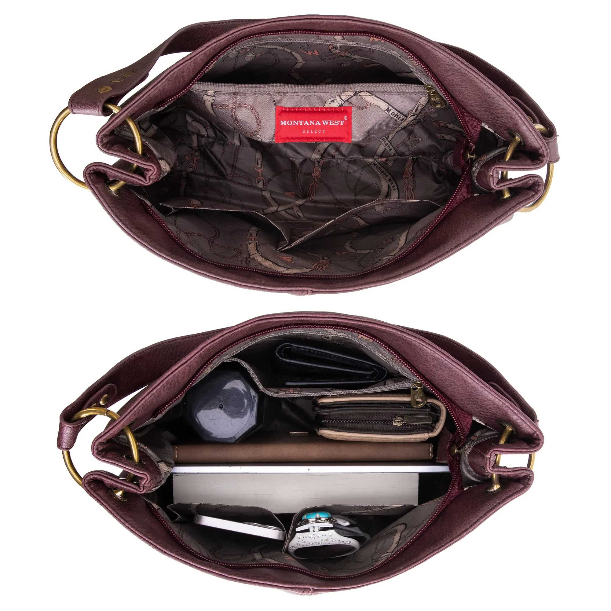 Hobo Bag Purses and Handbags for Women Top Handle Handbags with Zipper