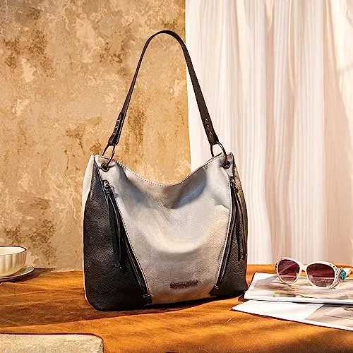 Hobo Bag Purses and Handbags for Women Top Handle Handbags with Zipper