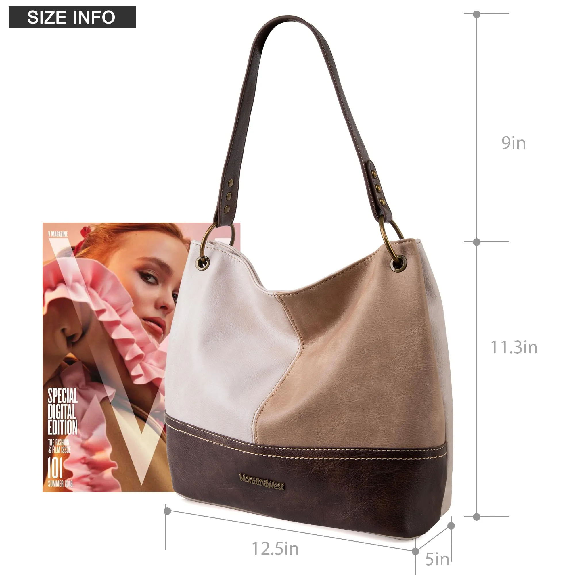 Hobo Bag Purses and Handbags for Women Top Handle Handbags with Zipper