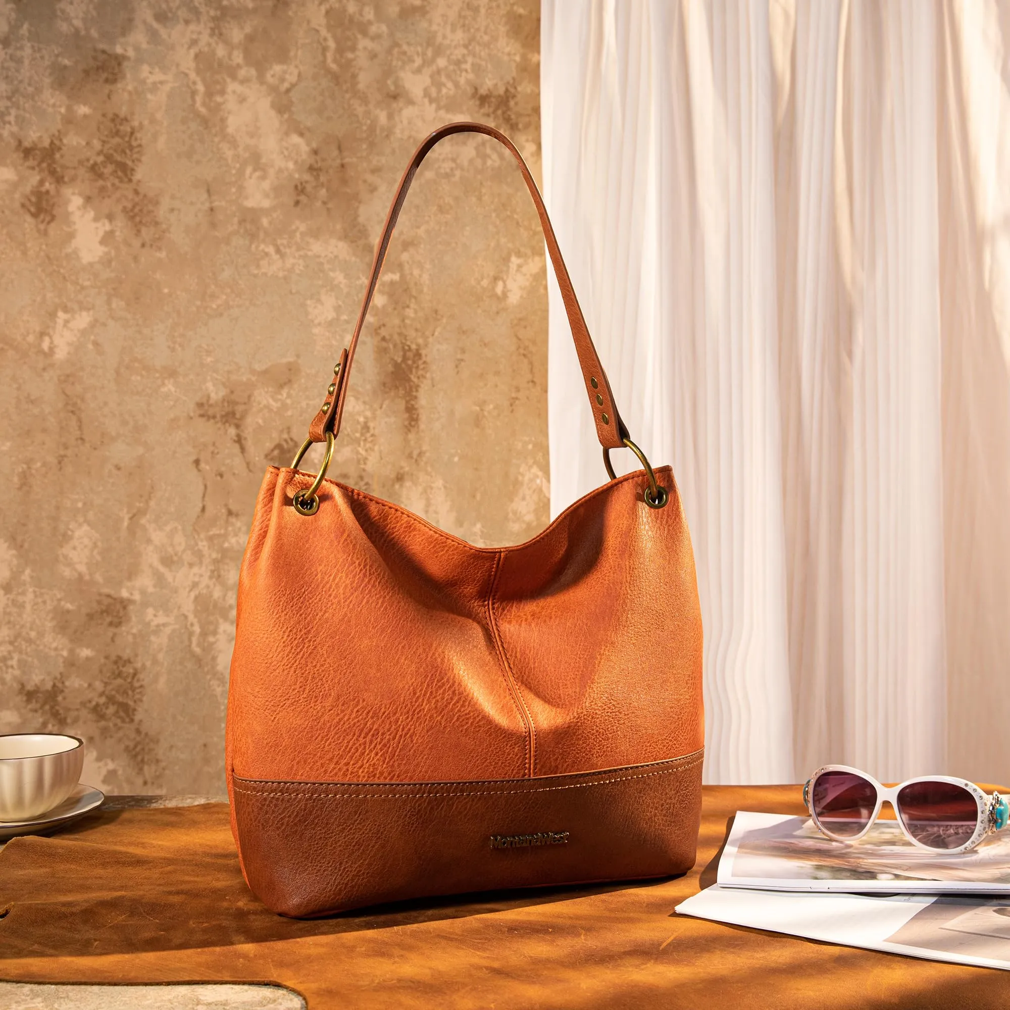 Hobo Bag Purses and Handbags for Women Top Handle Handbags with Zipper