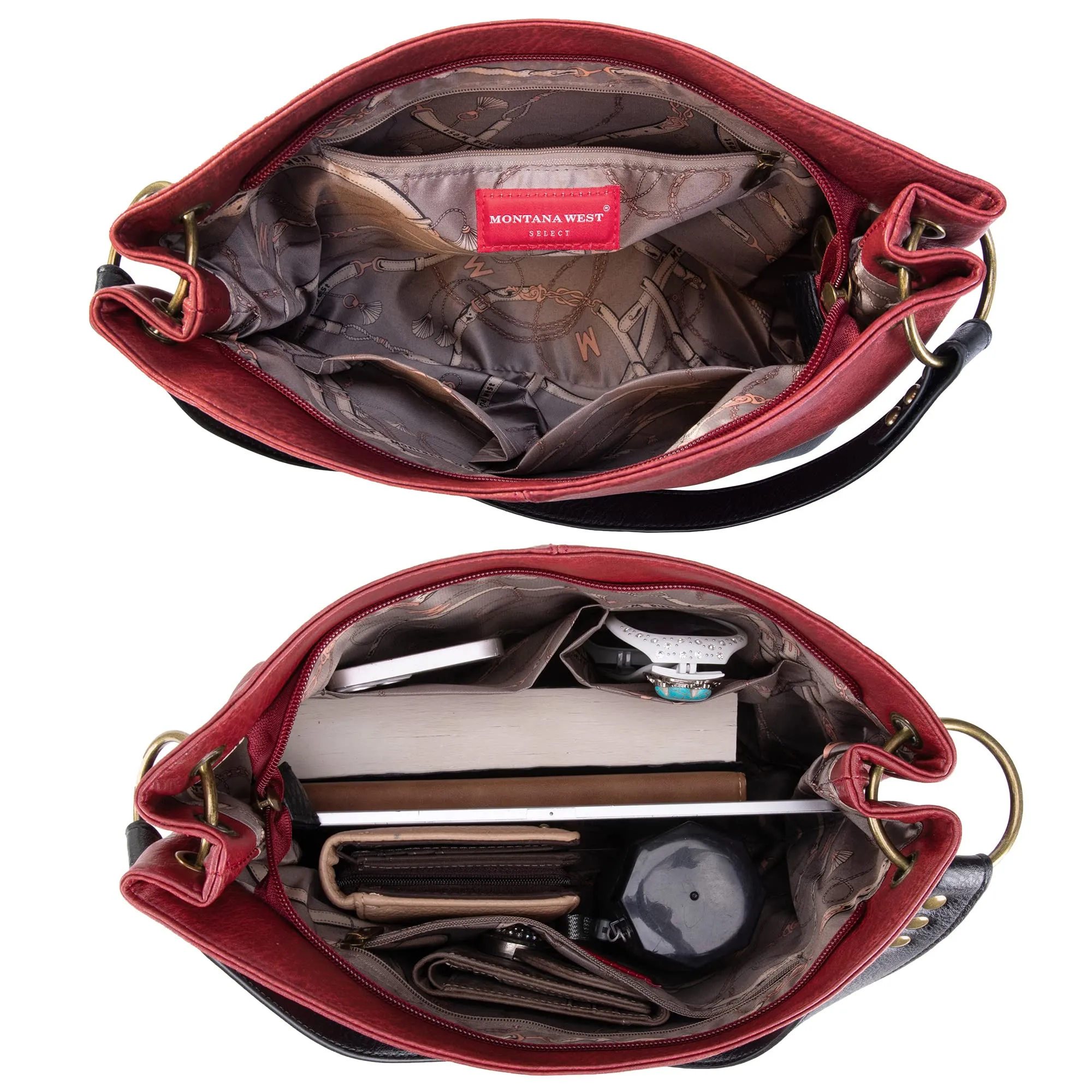 Hobo Bag Purses and Handbags for Women Top Handle Handbags with Zipper