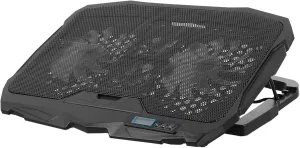 Homoyoyo Laptop Air Cooler Stand Digital Display 6 Gear Height Adjustment for Laptop Computer