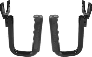Hooke Road Wrangler TJ Front Grab Handles for 1997-2006 Jeep Wrangler TJ & Unlimited - Steel,Black