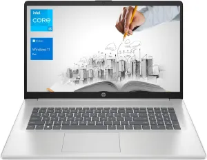 HP 17 Business Laptop, 17.3” HD  Display, 11th Gen Intel Core i3-1125G4 Processor, 16GB RAM, 1TB SSD, Wi-Fi, HDMI, Webcam, Windows 11 Pro, Silver
