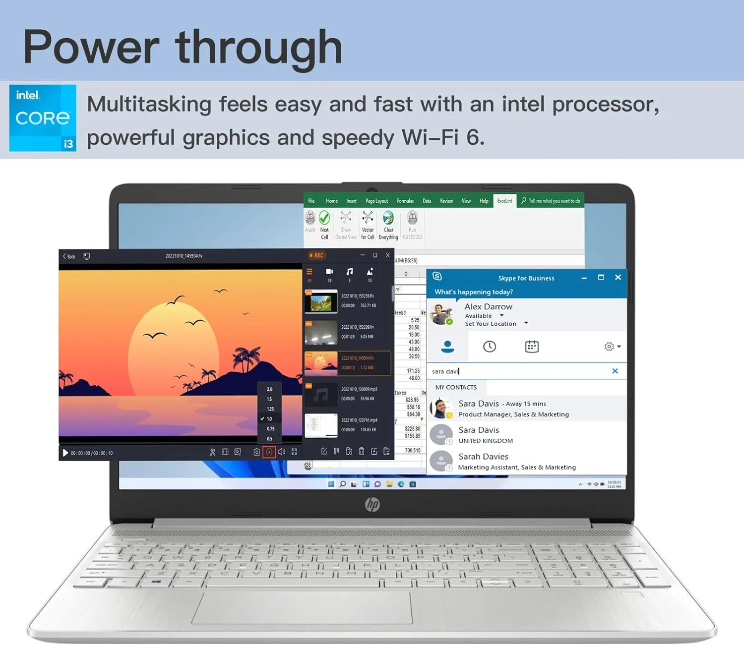 HP 2023 15.6" HD Touchscreen Laptop, Intel Core i3-1215U (Beat i5-1135G7), 16GB RAM, 512GB SSD, Intel UHD Graphics, WiFi, Bluetooth, HDMI, USB-A&C, Long Battery Life, Windows 11 Home, Silver (Renewed)