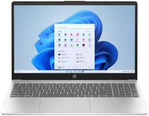 HP 2025 Laptop | 15t-fd100 | 15.6" 1920x1080 Touch IPS | Intel-10 Core 7 150U | 16GB DDR4 | 512GB SSD | Windows 11 Home | Wi-Fi 6 - Bluetooth 5.3 - Backlit Keyboard - 1080p FHD Camera - Diamond White