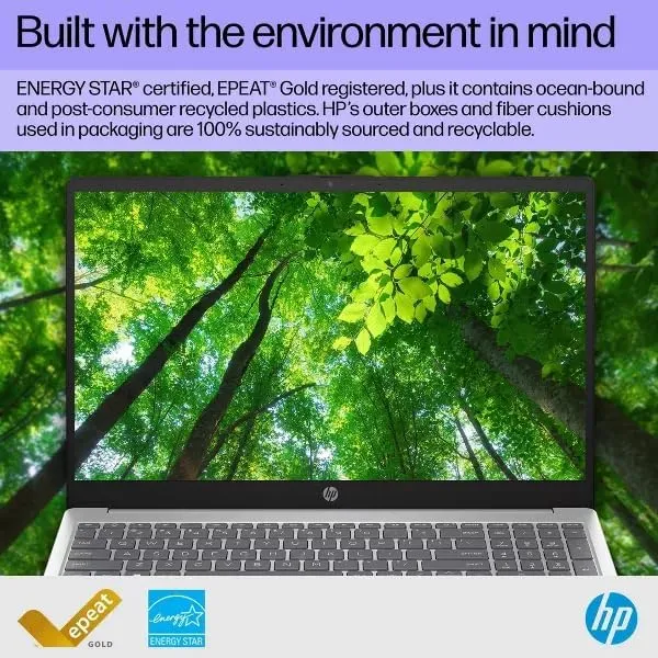 HP 2025 Laptop | 15t-fd100 | 15.6" 1920x1080 Touch IPS | Intel-10 Core 7 150U | 16GB DDR4 | 512GB SSD | Windows 11 Home | Wi-Fi 6 - Bluetooth 5.3 - Backlit Keyboard - 1080p FHD Camera - Diamond White
